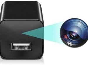 Camera Charger,64GB Home Security Camera,Hidden Camera,1080P HD,No Wi-Fi Needed,Cam with Motion Detection